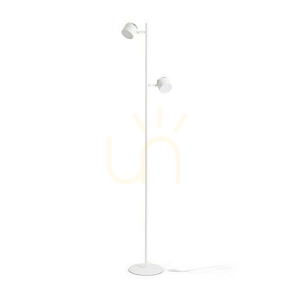 Display Nova Ii Golvlampa Vit Krom/Acryl Milk 230 V Led 2x3,5 W 3000 K Nova Ii Golvlampa Vit Krom/Acryl Milk 230 V Led 2x3,5 W 3000 K