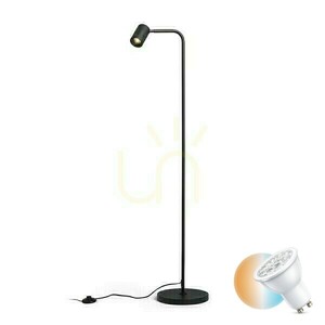 Rendl FLYNN I svart golvlampa GU10 9 W small 0