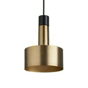 Divina Pendellampa Mässing/Dekor Svart 230 V Led E27 5 W. small 1