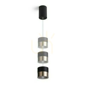 Juniper taklampa med justerbar höjd Svart/Guld 230 V Led 15 W 30° 3000 K small 2