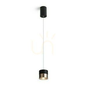 Juniper taklampa med justerbar höjd Svart/Guld 230 V Led 15 W 30° 3000 K small 0