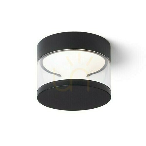 Kontrollera Brenda Utomhus Vägglampa Utanpåliggande Svart 230 V Led 9 W Ip65 3000 K