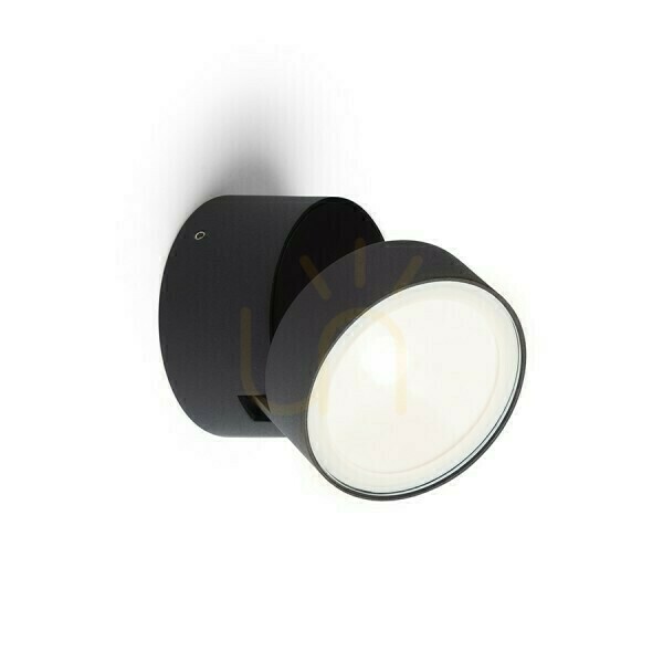 Vägglampa Flavio R Utanpåliggande Svart 230 V Led 6 W 110° Ip54 3000 K