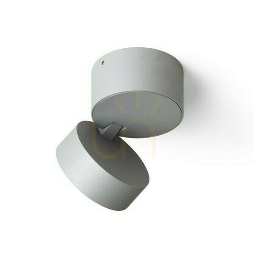 Kontrollera Vägglampa Flavio R Utanpåliggande Ljusgrå 230 V Led 6 W 110° ip54 3000 K