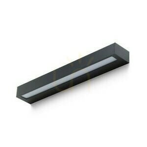 Vägglampa Aster 50 vägglampa Svart Mjölk Akryl 230 V Led 2x10 W Ip65 3000 K small 1
