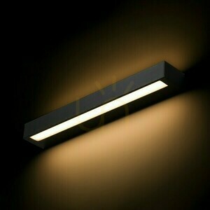 Vägglampa Aster 50 vägglampa Svart Mjölk Akryl 230 V Led 2x10 W Ip65 3000 K small 3