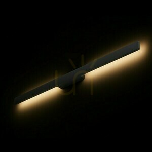 Vägglampa Bonarea 104 vägglampa Svart Satin akryl 230 V Led 18 W 120° Ip54 3000 K small 2