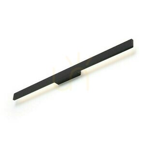 Vägglampa Bonarea 104 vägglampa Svart Satin akryl 230 V Led 18 W 120° Ip54 3000 K small 3