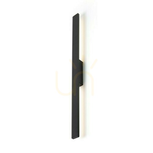 Kontrollera Rendl BONAREA svart LED-vägglampa för utomhusbruk 104 cm 18 W 3000 K IP54 R14192
