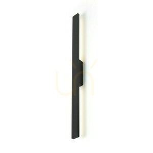 Vägglampa Bonarea 104 vägglampa Svart Satin akryl 230 V Led 18 W 120° Ip54 3000 K small 0