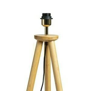 Rendl BASCO golvlampfot i bambu E27 R14147 small 1