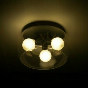 Plafond Amanda Taklampa Svart Matt Klarglas 230 V Led E27 3x15 W. small 1