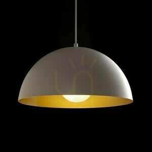 Gladys 40 Vit/Guld Taklampa 230 V Led E27 30 W. small 3