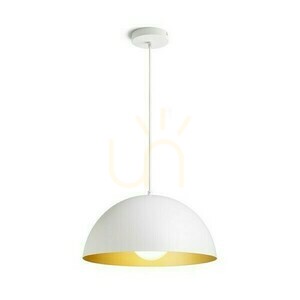 Gladys 40 Vit/Guld Taklampa 230 V Led E27 30 W. small 0