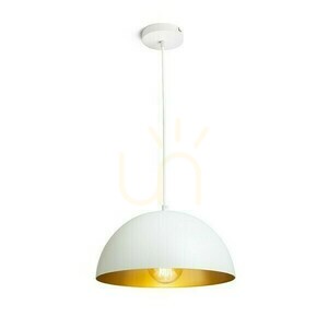 Gladys 30 Vit/Guld Taklampa 230 V Led E27 15 W. small 1