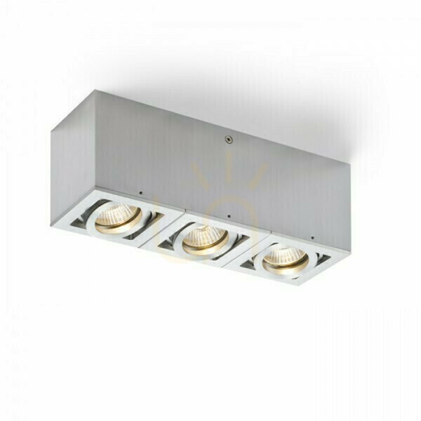 Kontrollera Downlight Berit Iii Tak Aluminium 230 V Gu10 3x50 W. Downlight Berit Iii Tak Aluminium 230 V Gu10 3x50 W.