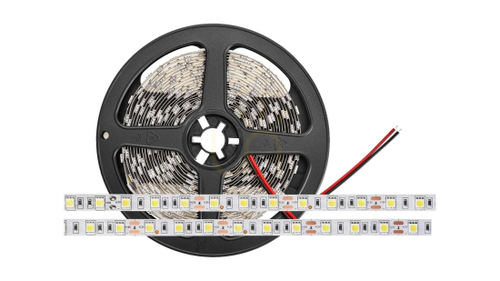 Kontrollera LED-tejp 60 LED/m 5050 SMD varmvit vattentät, 300 LED, 5m