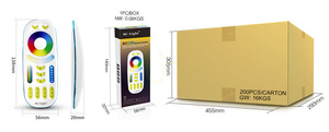 Mi-Light FUT092 RGB+CCT-fjärrkontroll, 4 zoner, vit, 2,4 GHz RF small 5