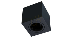 Utanpåliggande armatur NORD square svart small 4