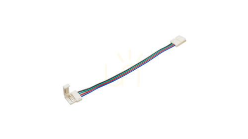 Kontrollera RGB-tejpkontakt 10 mm dubbelsidig kabel med spärr.