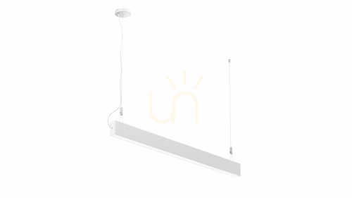 Kontrollera LUMINES Dulio armatur vit lack. 4000K 120cm