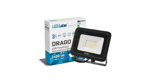Kontrollera DRAGO 30W NW IP65 SLIM LED-strålkastare