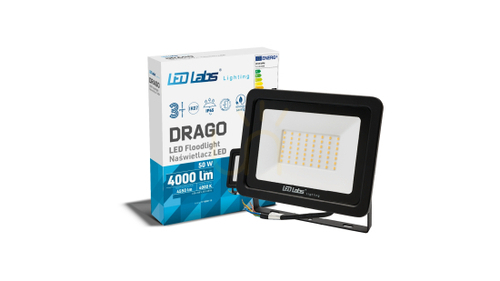 Kontrollera DRAGO 50W NW IP65 SLIM LED-strålkastare