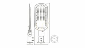 Stellar2 150W 16500lm NW IP66 LED-gatlykta small 1