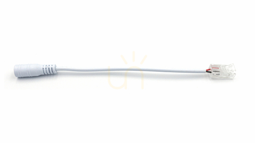 Kontrollera LED PRO D MINI-kontakt för 8 mm enfärgade COB LED-remsor - DC 2,1/5,5 uttag