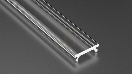 Kontrollera Lampskärm för LED-profil LUMINES SLIM v2 transparent 1 m
