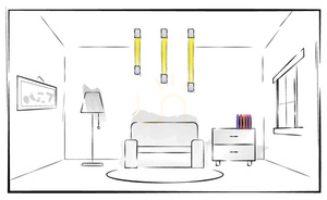 Neon Flex Multi One / 24VDC / 20W / 1109lm / 2x160x2835SMD / 360° / 3000K / IP67 / 1 m / Bergman small 1