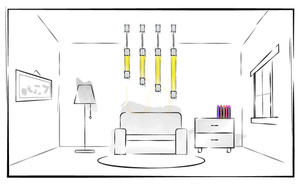 Neon Flex Multi One / Tillbehör för infästning av taklampor / Bergmen small 1