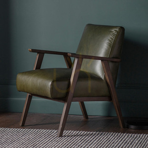 Gallery Direct Neyland fåtölj i Heritage Green-läder 5056315930032 small 1