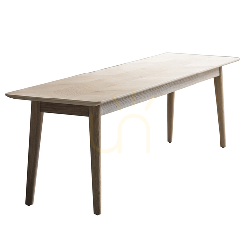 Kontrollera Matbänk Gallery Direct Milano ek 165 cm chevron