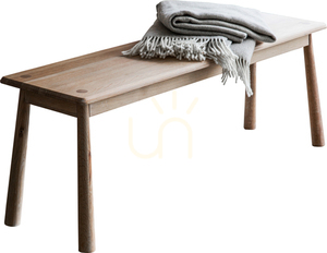 Gallery Direct Wycombe matbänk i ek, 130 cm small 0