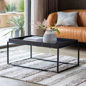 Soffbord Gallery Direct Forden Tray svart 90x60 cm rektangulärt small 1