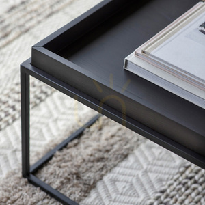 Soffbord Gallery Direct Forden Tray svart 90x60 cm rektangulärt small 2