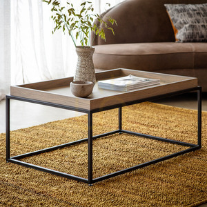 Soffbord Gallery Direct Forden Tray grå 90x60 cm rektangulärt MDF/metall 1 Soffbord Gallery Direct Forden Tray grå 90x60 cm rektangulärt MDF/metall small 1