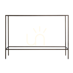 Konsolbord Gallery Direct Rothbury brons metall och glas 110x35x76 cm 0 Konsolbord Gallery Direct Rothbury brons metall och glas 110x35x76 cm small 0