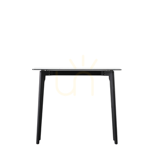 Konsolbord Gallery Direct Blair svart ek/rökt glas 90x38x75 cm small 0