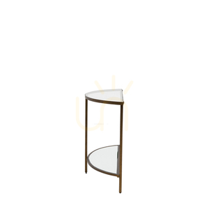 Konsolbord Gallery Direct Hudson brons metall/glas 100x35x75 cm small 3