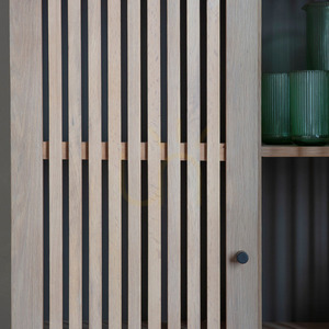 Cocktailskåp Gallery Direct Okayama 2-dörrars ek 86x35x160 cm small 3