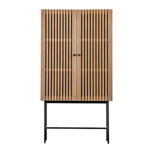 Cocktailskåp Gallery Direct Okayama 2-dörrars ek 86x35x160 cm small 0