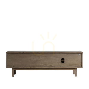 TV-bänk Gallery Direct Kyoto 140 cm natur rotting skjutdörrar small 5