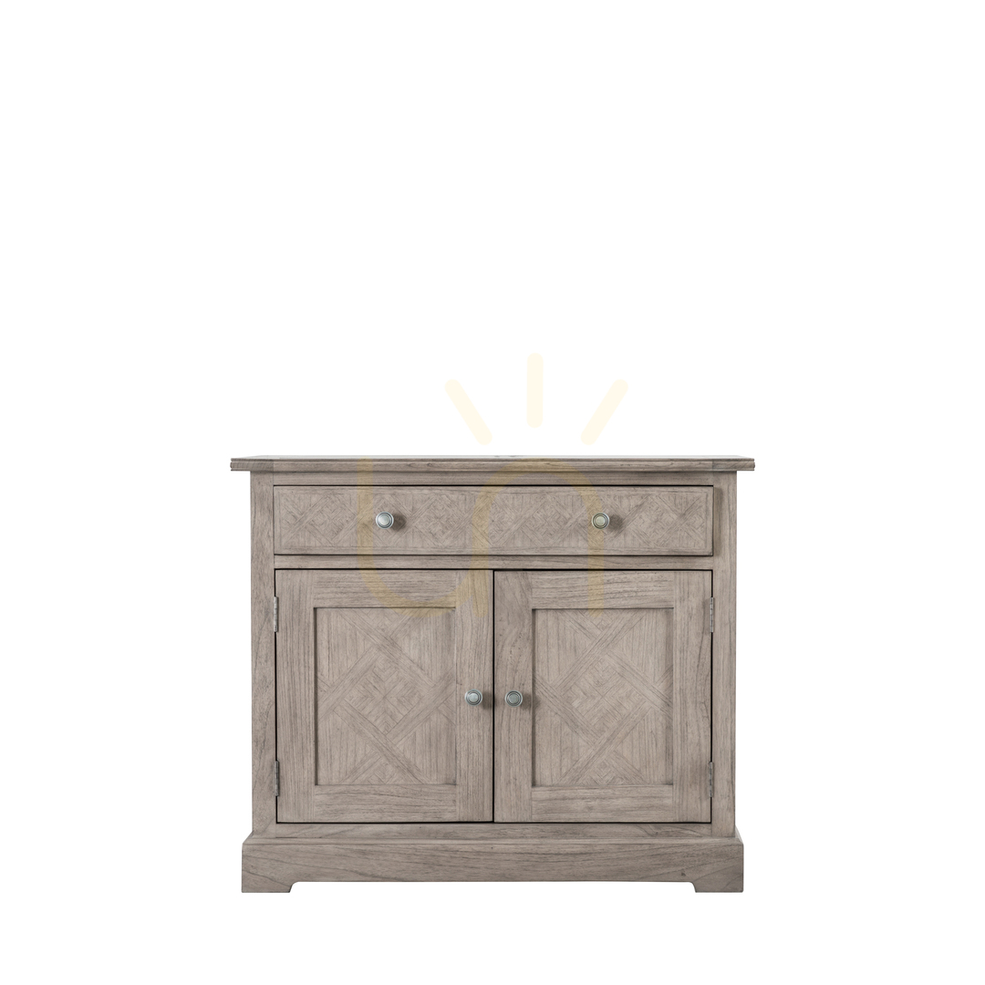 Kontrollera Skänk Gallery Direct Mustique 2 dörrar 1 låda natur 96 cm mahogny/mindi Skänk Gallery Direct Mustique 2 dörrar 1 låda natur 96 cm mahogny/mindi