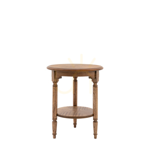 Sidobord Gallery Direct Highgrove fyrkantigt 47,5x47,5x60 cm peroba mindi small 4