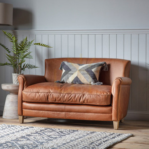 Soffa Gallery Direct Mr Paddington brun skinnsoffa 139,5 cm small 1