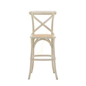 Barstol Gallery Direct vit rotting ek fransk bistro 2-pack 66 cm small 0