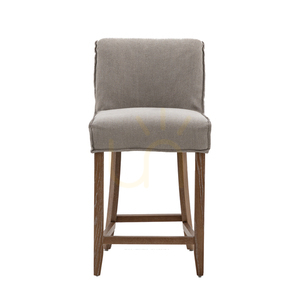Barstol Gallery Direct Tarnby grå linne ek 2-pack 5059413872662 small 0