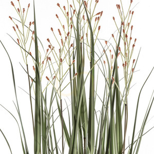 Konstgjort gräs i kruka med 9 toppar 155 cm grön/rödbrun Gallery Direct small 2